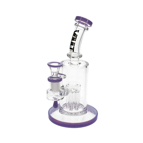 Vault Glass 6 Arm Tree Perc w/ Color Rims Rig - 7"