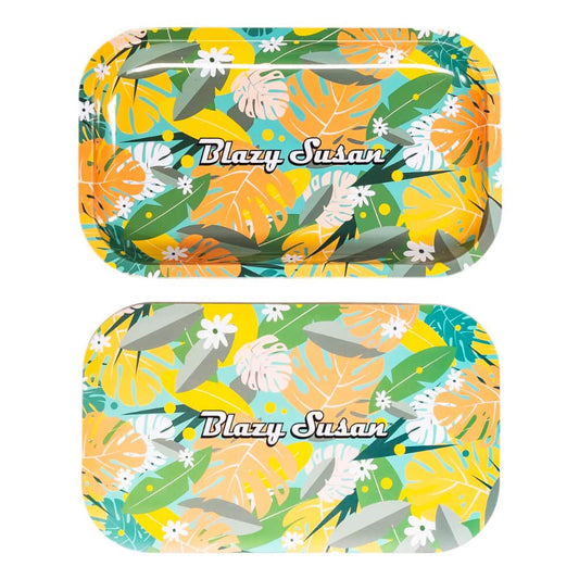 Blazy Susan Medium Rolling Tray with Lid - Summer Trees SALE