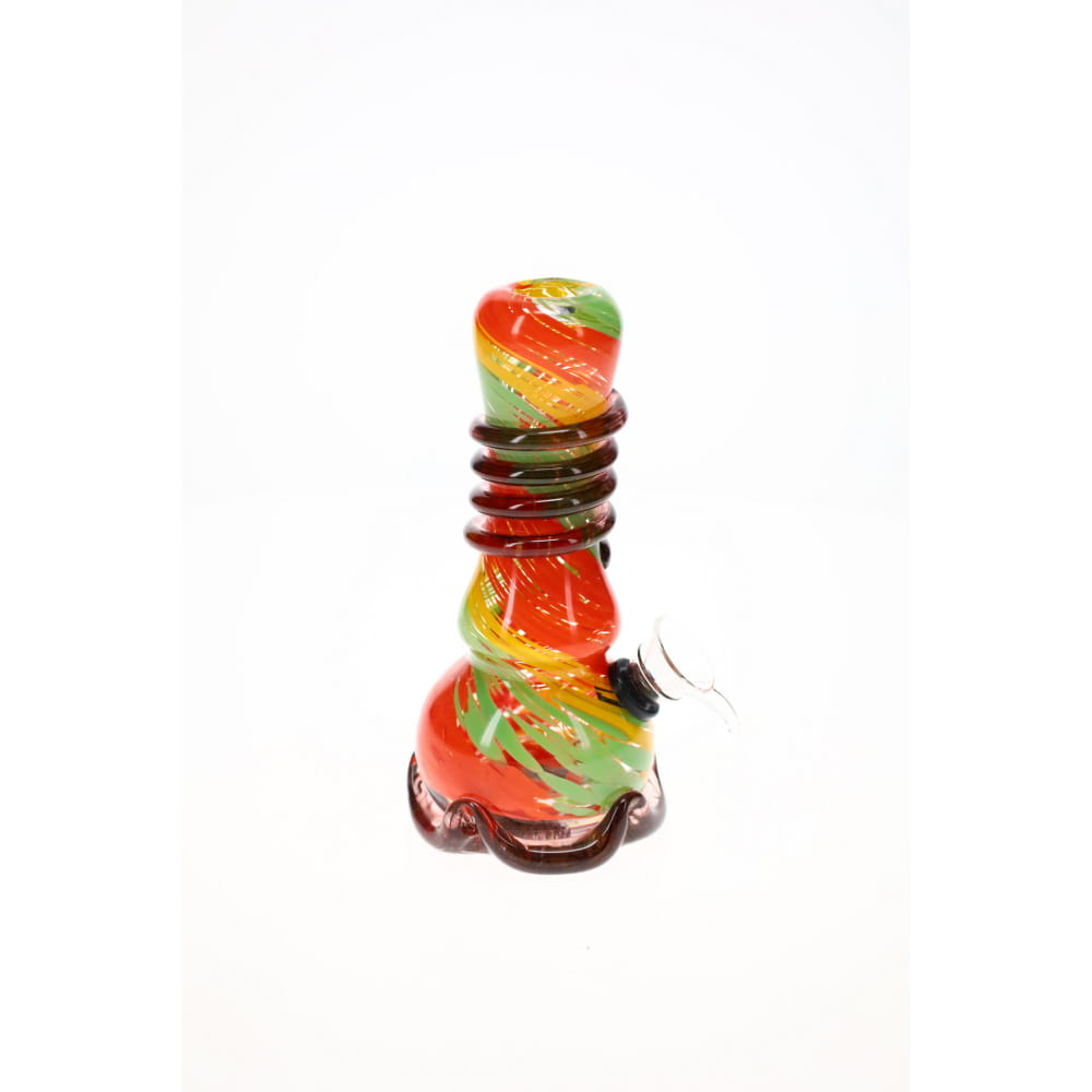 Soft Glass 7" Small Garlic Water Pipe