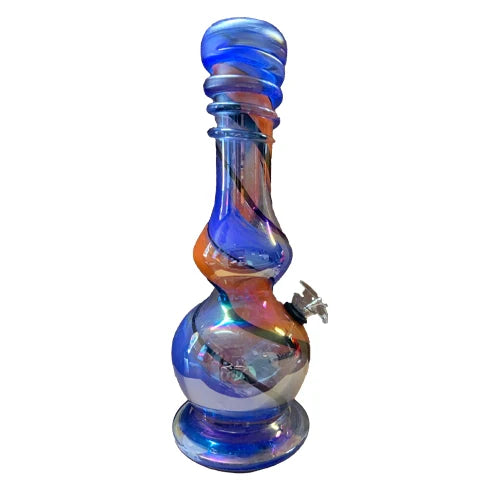 Soft Glass 11" Snowman with Hat Water Pipe