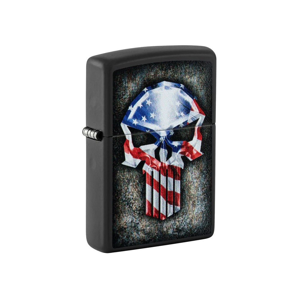 Zippo Lighter Skull Punisher American Flag SALE