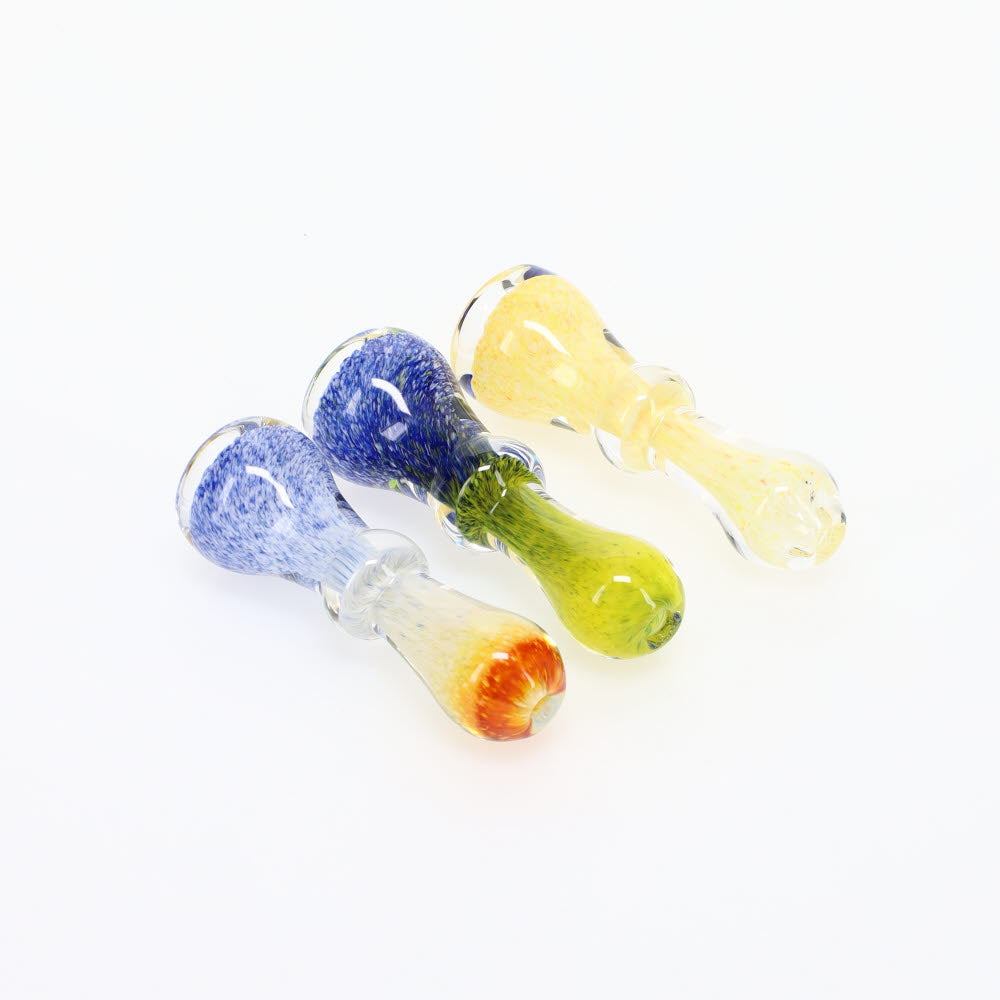AKA Glass Frit Maria Push Chillum - Assorted
