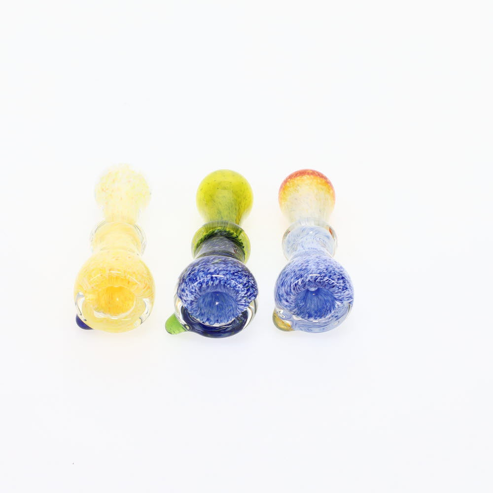 AKA Glass Frit Maria Push Chillum - Assorted