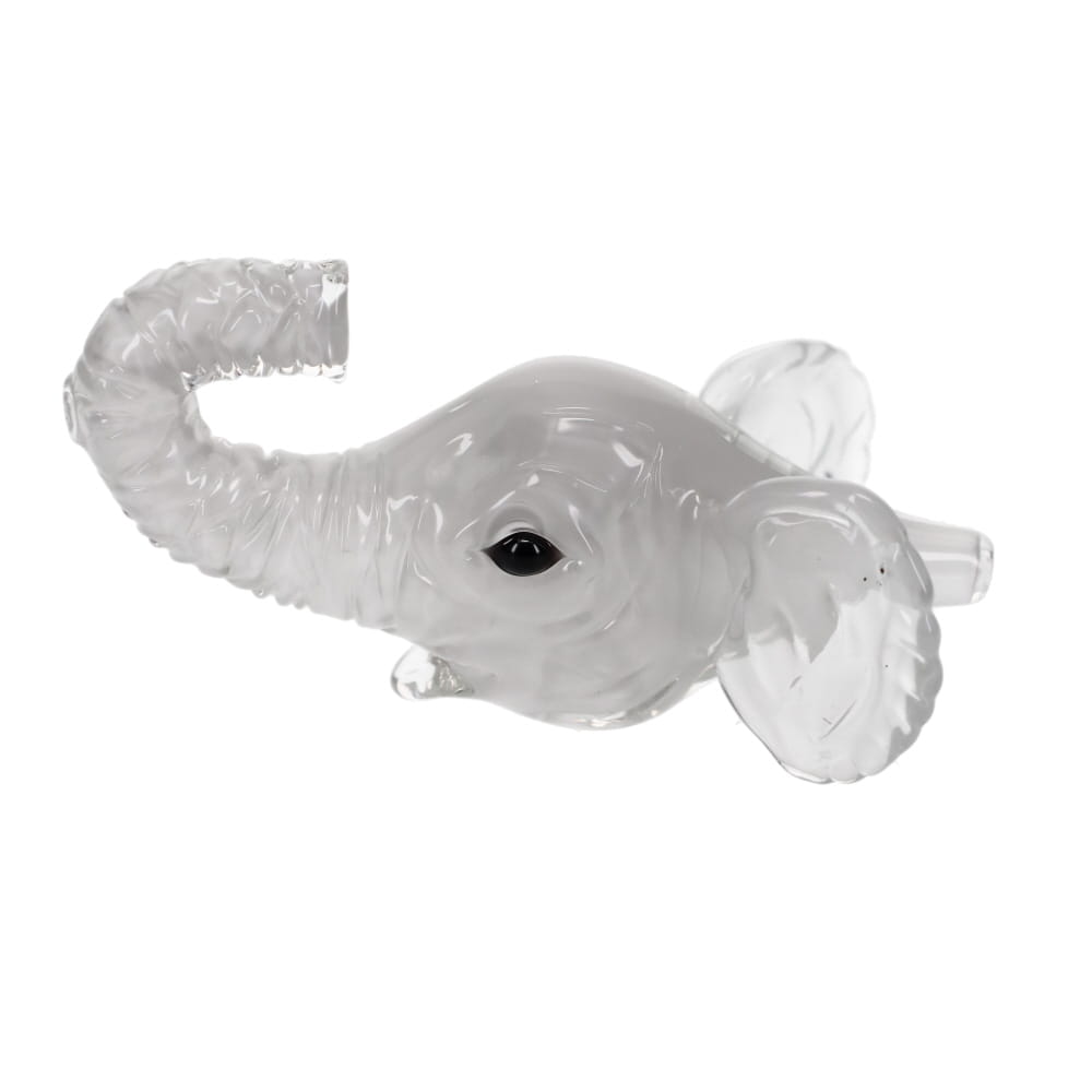 Addison Hanna Glass Elephant Head Spoon 2