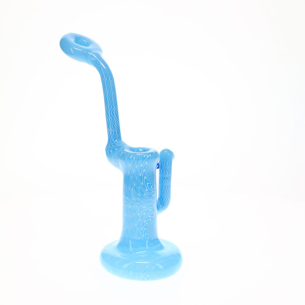 Addison Hanna Blue Push Bowl Bubbler w/ Carb Hole