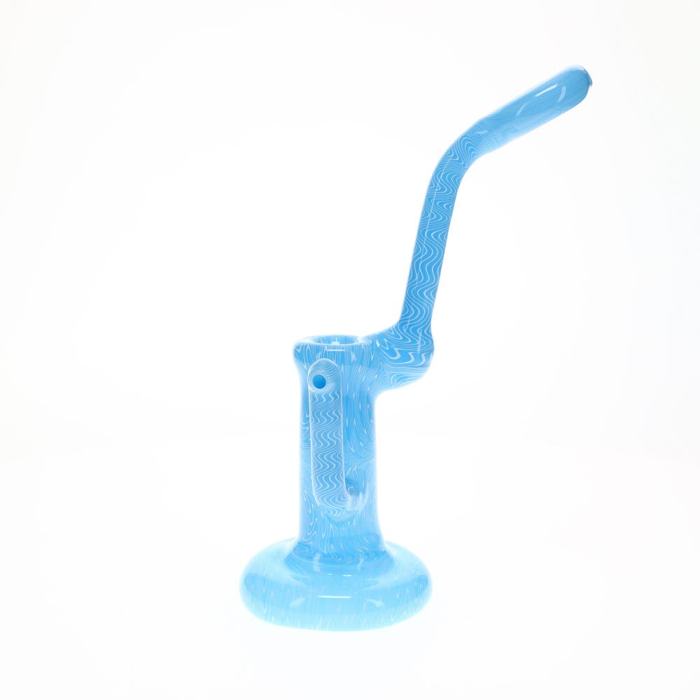 Addison Hanna Blue Push Bowl Bubbler w/ Carb Hole