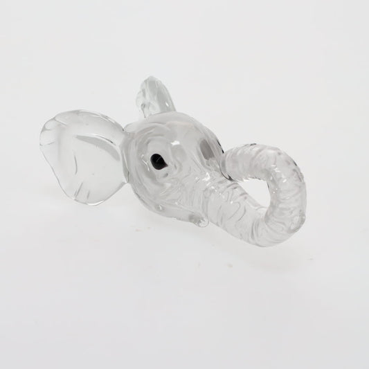 Addison Hanna Glass Elephant Head Spoon