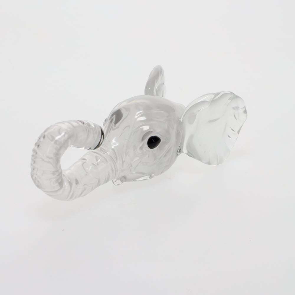 Addison Hanna Glass Elephant Head Spoon