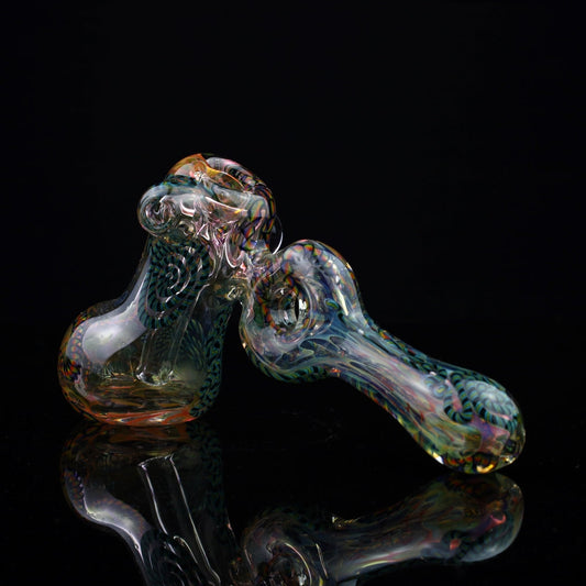 Archer Glass Fume Worked Hammer Bubbler