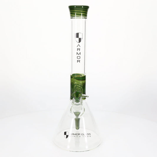 Armor Glass Green Wig Wag 45mm Beaker