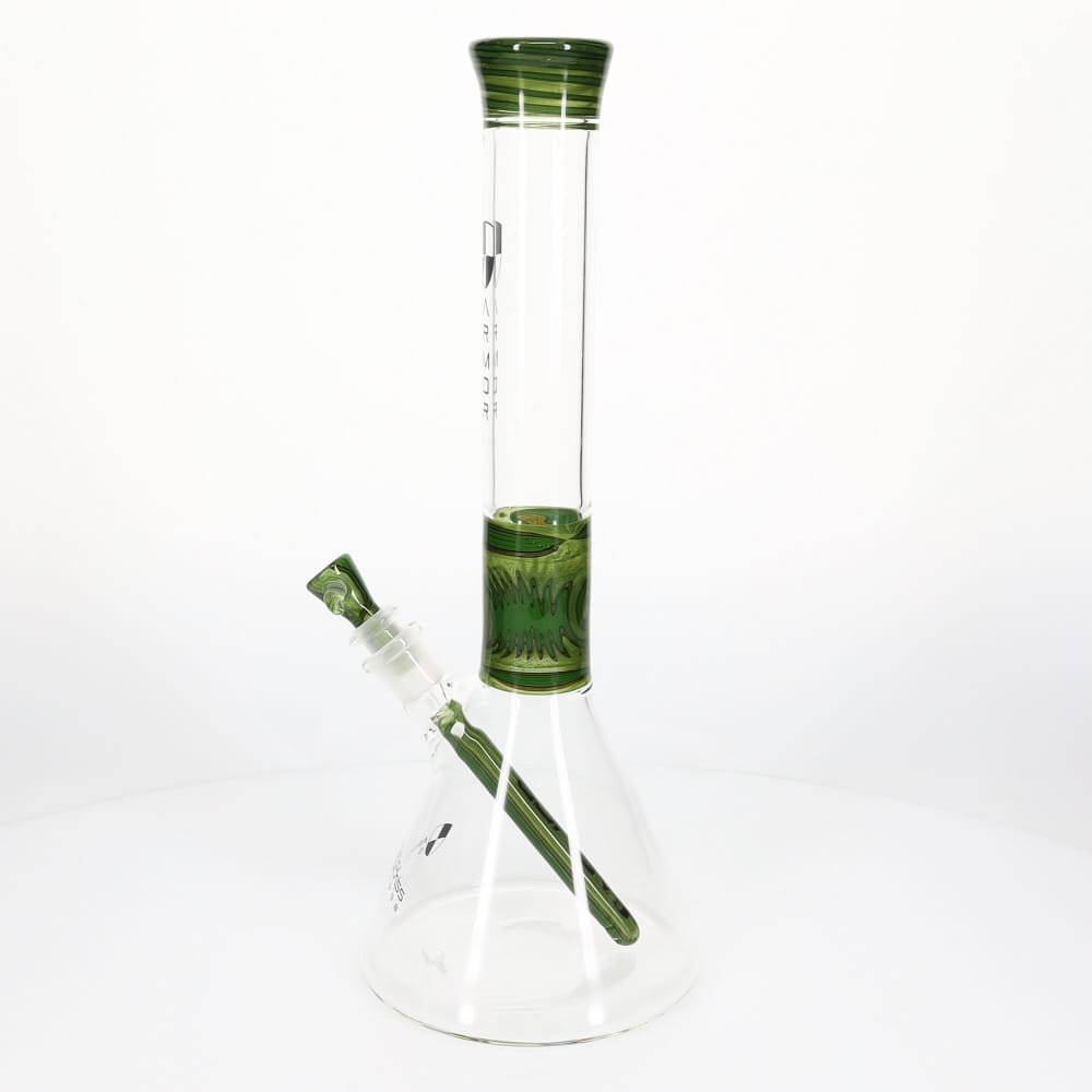 Armor Glass Green Wig Wag 45mm Beaker