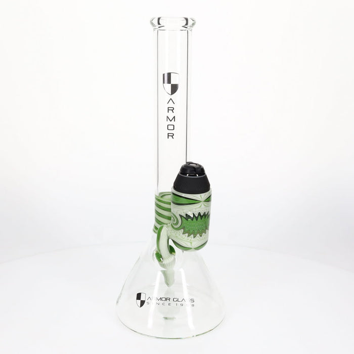 Armor Glass Green & White Proxy 50mm Beaker