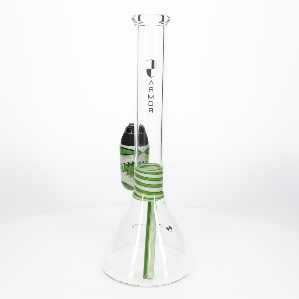 Armor Glass Green & White Proxy 50mm Beaker