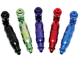 Assorted Color Double Chamber Metal Pipe