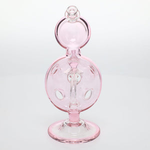 BK Glass Bros Pink Dome Hole Bubbler