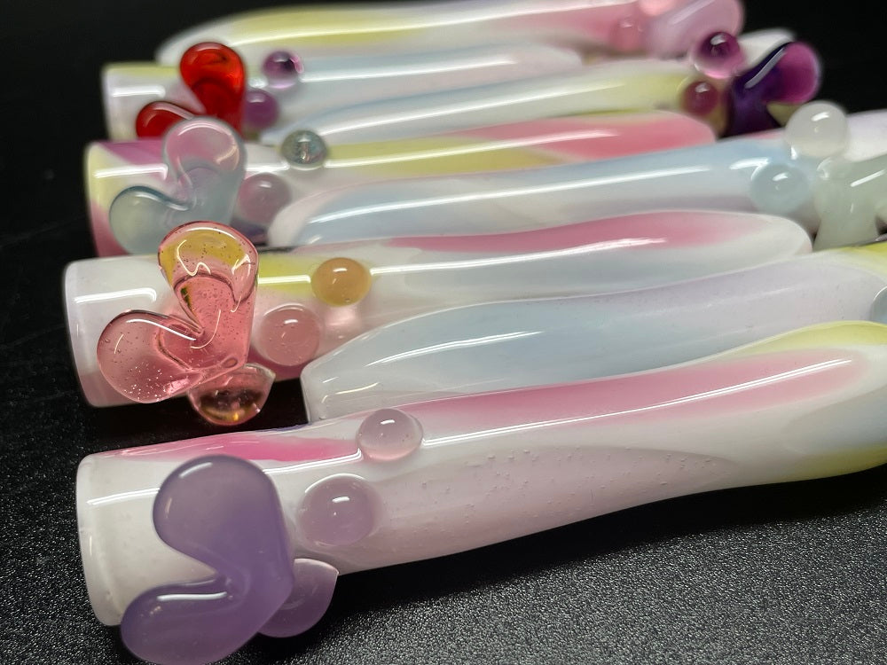 Bambi Glass Cotton Candy Hitter