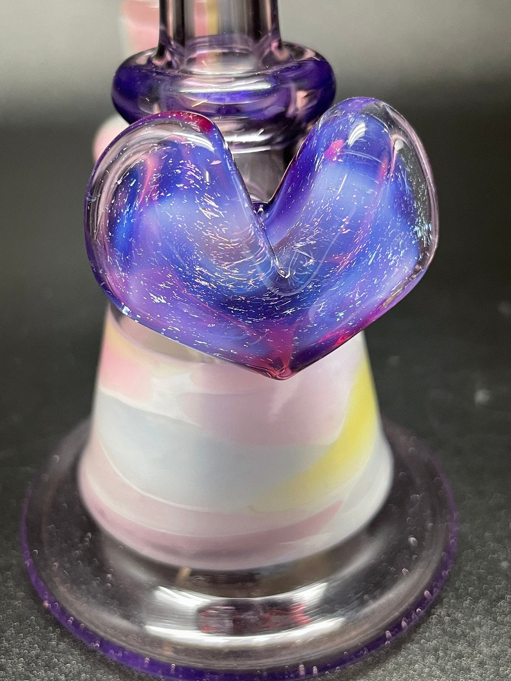 Bambi Glass Cotton Candy Mini Bubbler #4