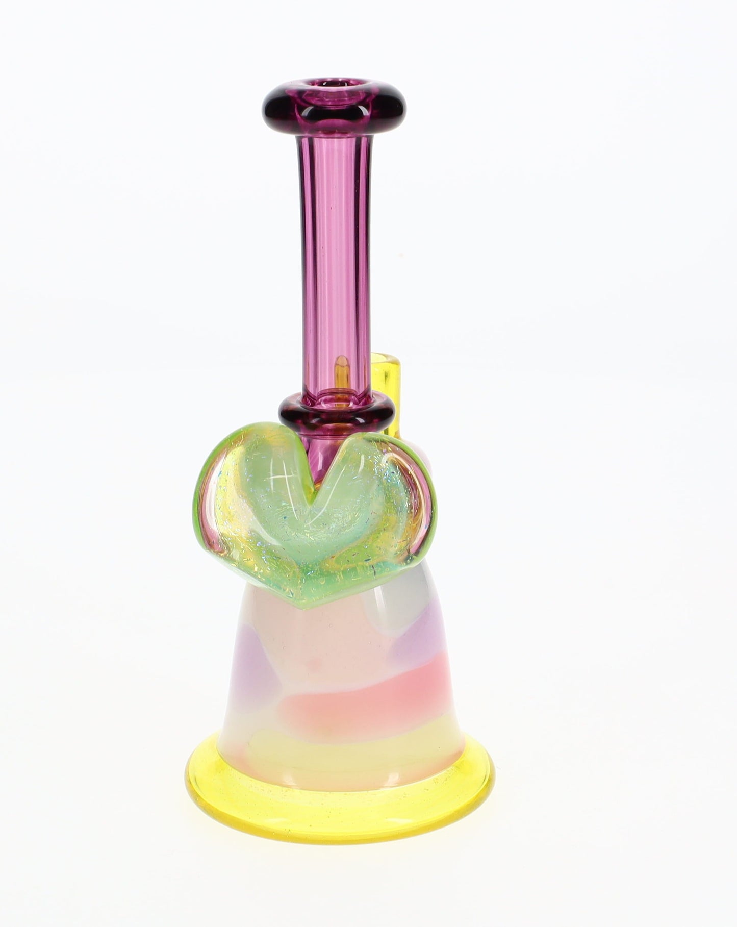 Bambi Glass Cotton Candy Mini Bubbler #7