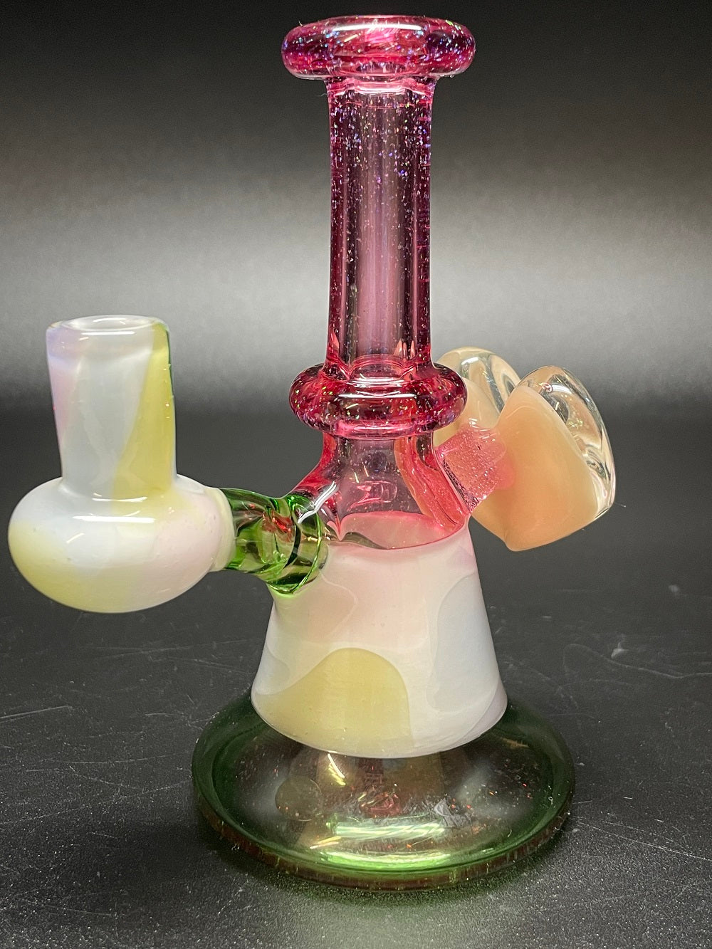 Bambi Glass Cotton Candy Mini Bubbler #8