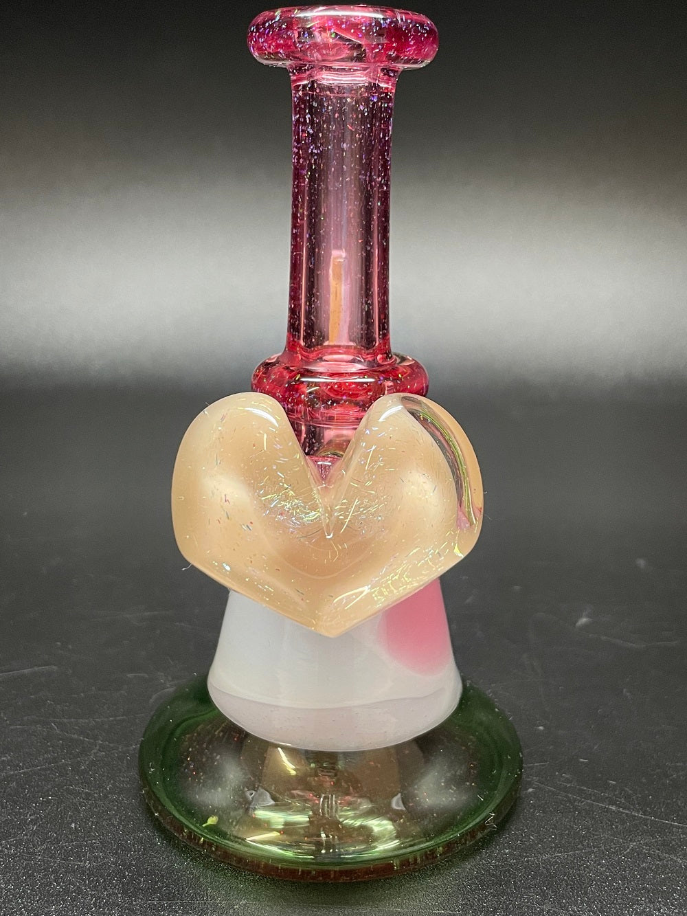 Bambi Glass Cotton Candy Mini Bubbler #8