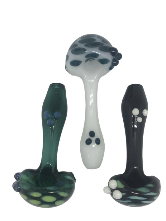 Brickyard Glass Pinwheel Dots Pipe SALE