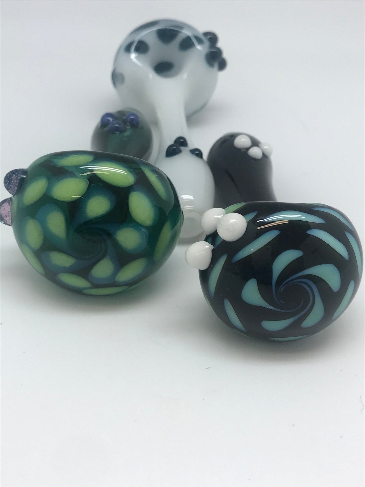 Brickyard Glass Pinwheel Dots Pipe SALE