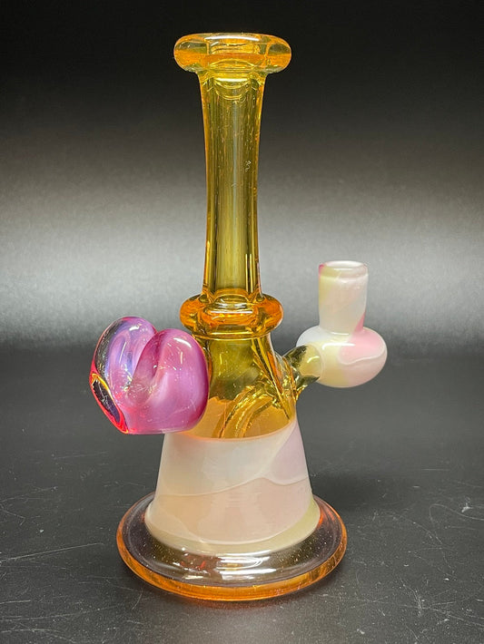 Bambi Glass Cotton Candy Mini Bubbler #6