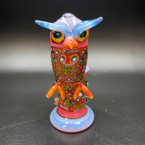 Shackman Glass x Burtoni Glass Collab Murine Tile Owl Bubble