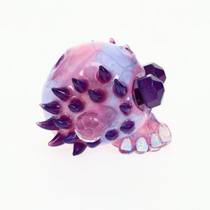 Carsten Carlile Glass X Scomomoanet Glass Pink Skull