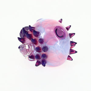 Carsten Carlile Glass X Scomomoanet Glass Pink Skull