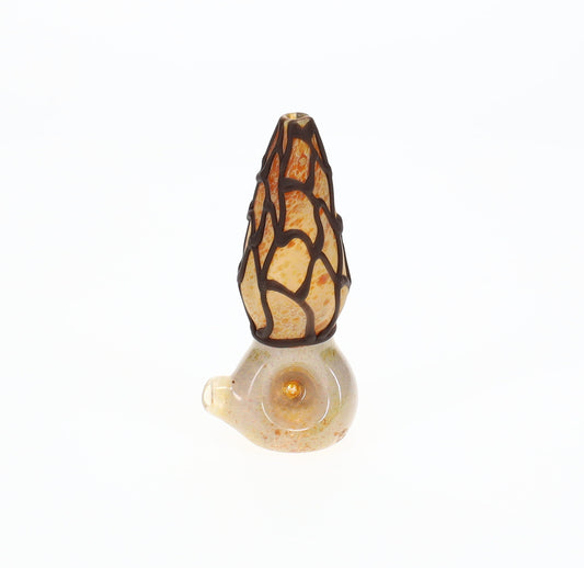 Chad G Glass Morel Mushroom Hand Pipe