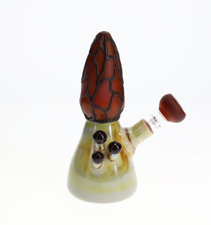 Chad G Glass Morel Mushroom Mini Tube