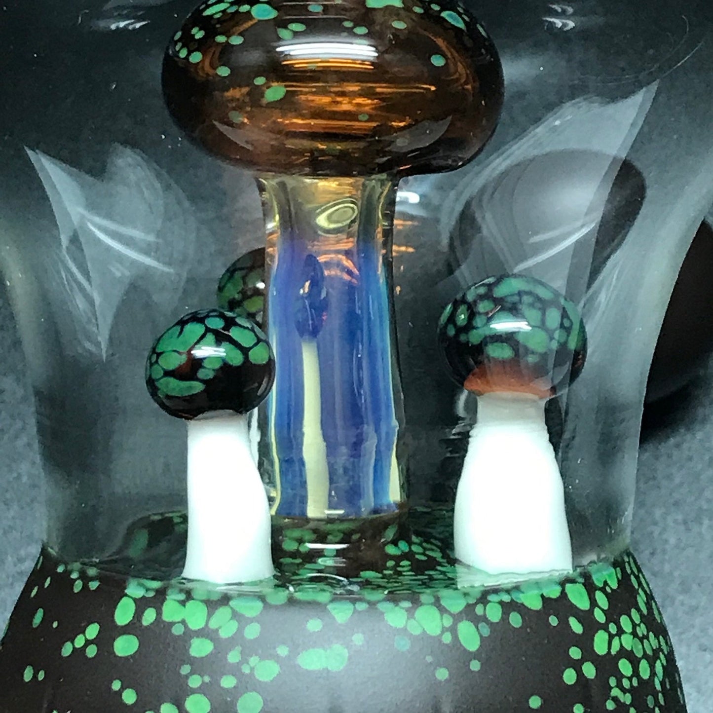 Chad G Glass Mushroom Patch Dome Mini Tube