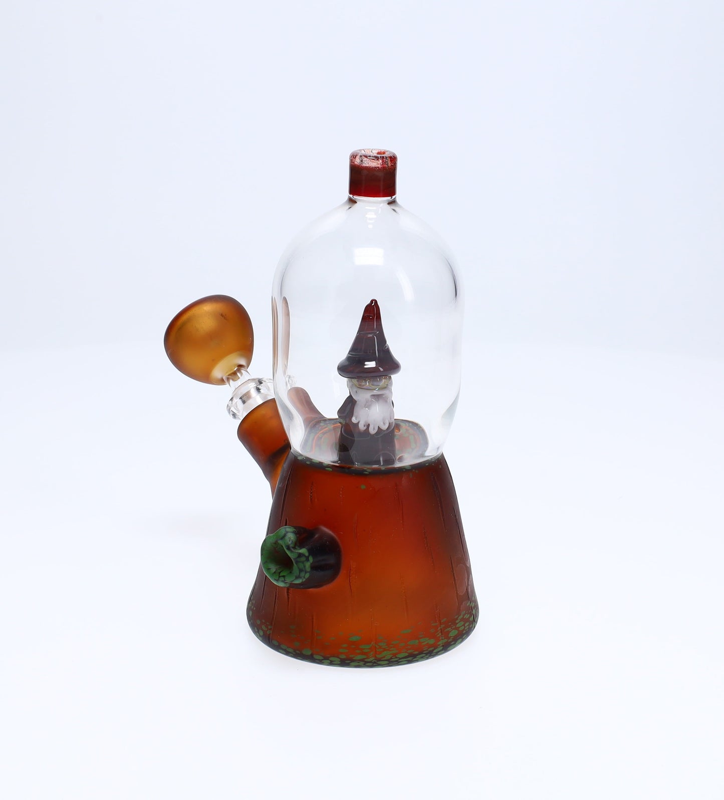 Chad G Glass Red Wizard Dome Mini Tube