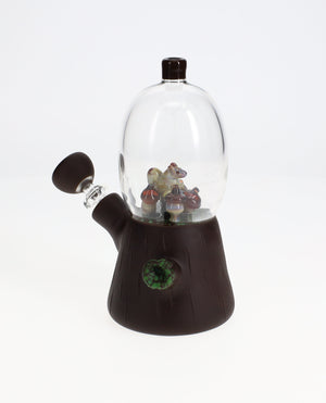 Chad G Glass Squirrel Hoarding Nuts Dome Water Pipe