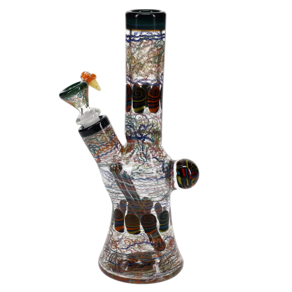 Chunk Glass Blue & Green Spring Theory Tube