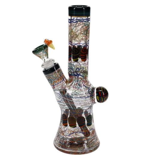 Chunk Glass Blue & Green Spring Theory Tube