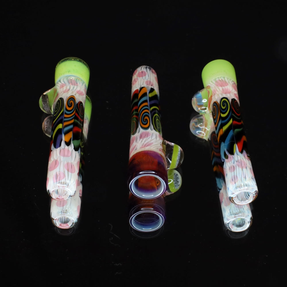 Chunk Glass Thumbprint Chillum