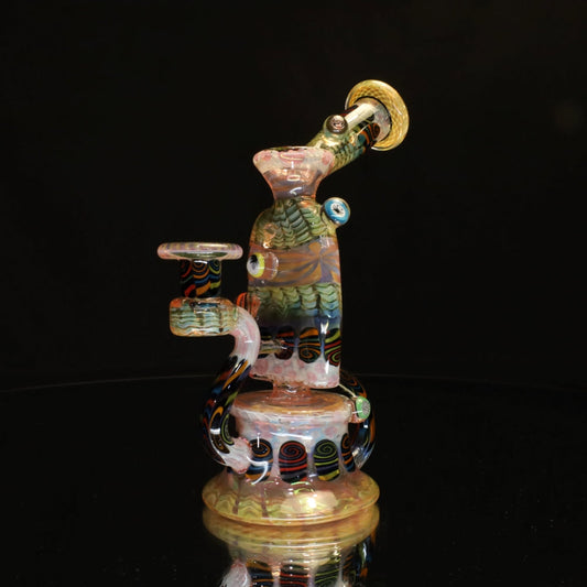 Chunk Glass X Gato Glass Fannypack Recycler Collab