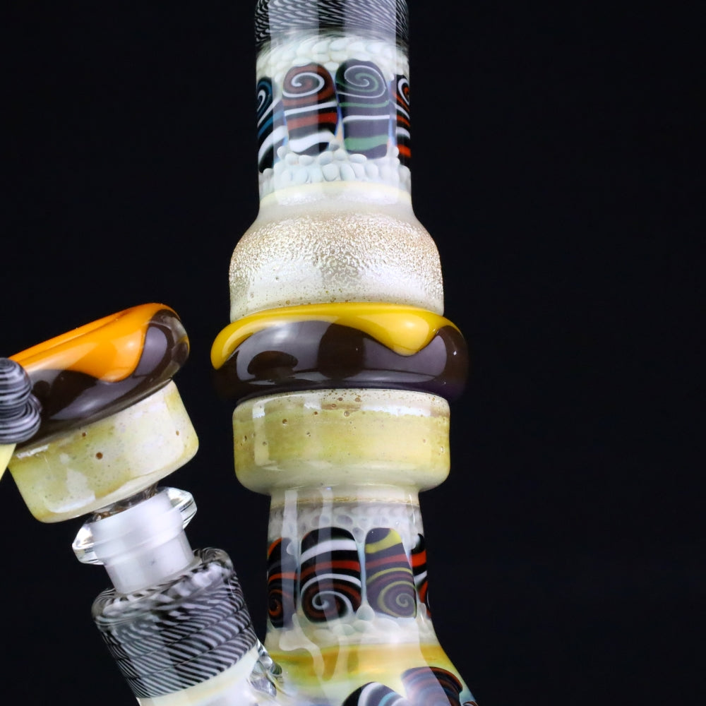 Chunk Glass X Rosburg Glass Burger Bubbler