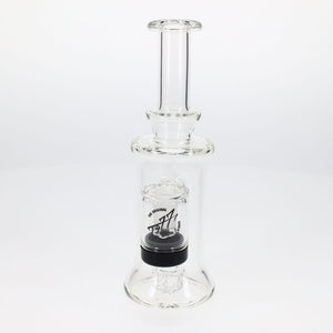 Jeff Glass Art Clear Showerhead Perc Rig with Built-In Reclaim Catch