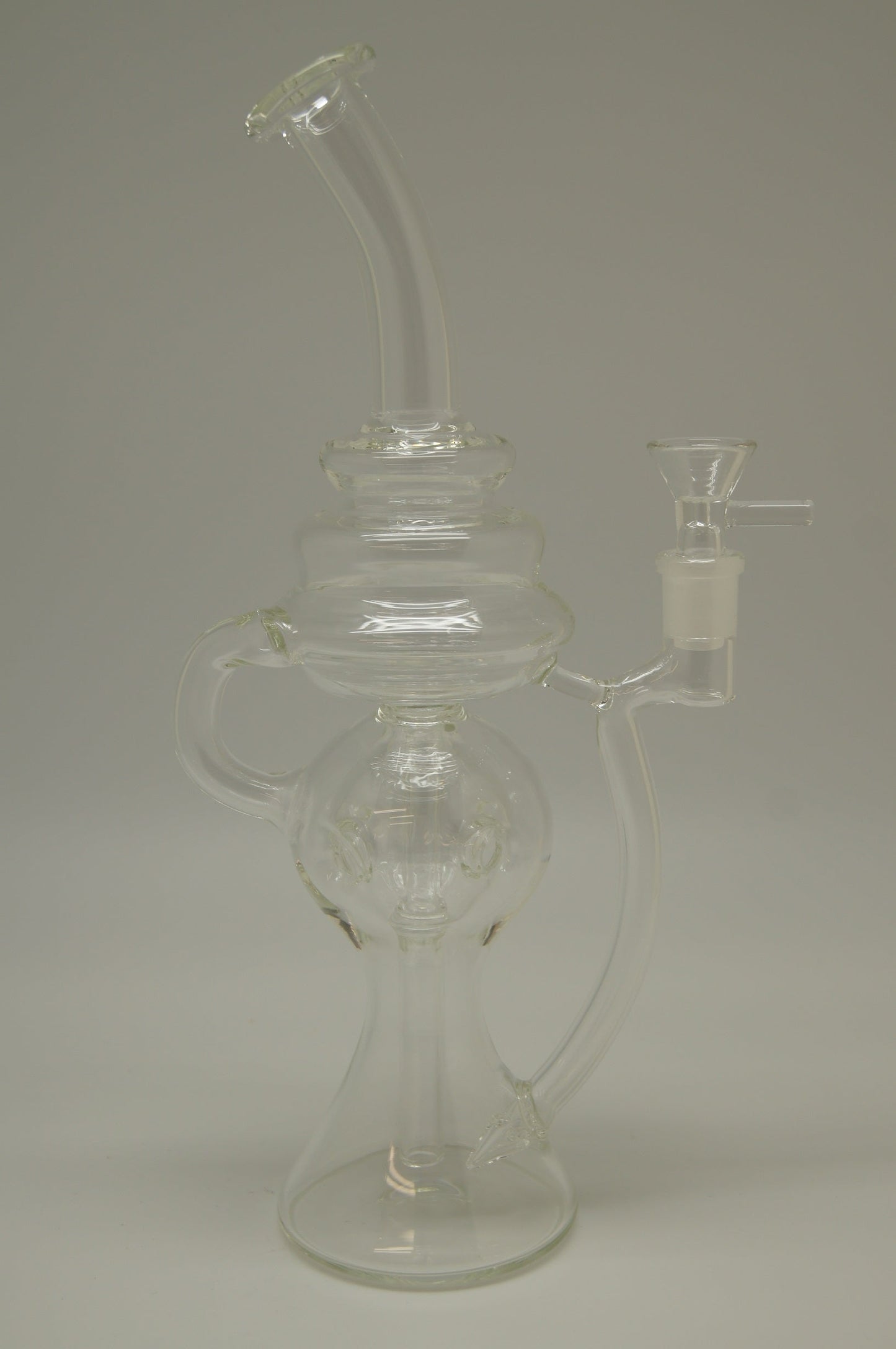 Clear Swiss Perc Tornado Bubbler