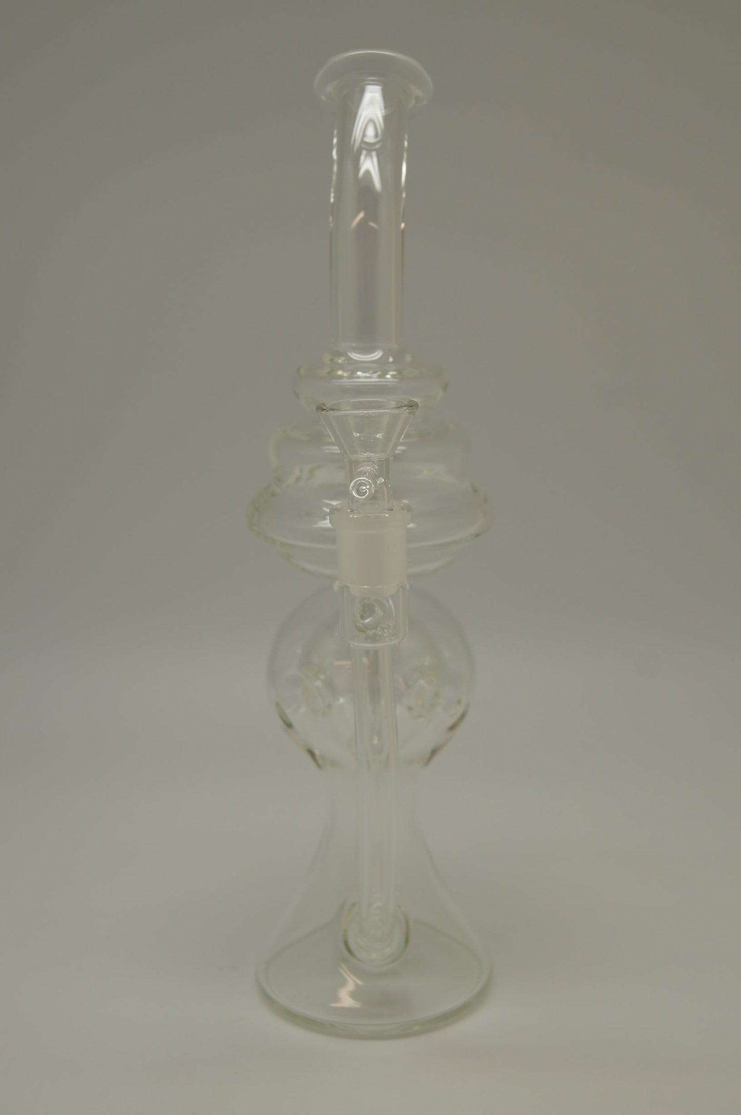 Clear Swiss Perc Tornado Bubbler