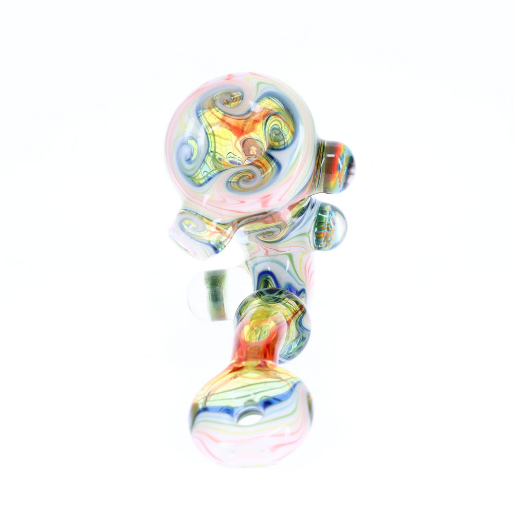 Cowboy Glass Full Linework Sherlock-Rainbow White