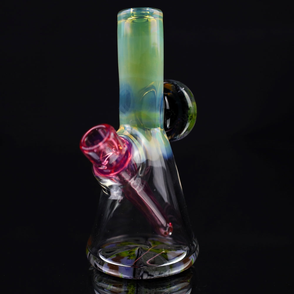 Crunk Glass Green Fume Tiny Beaker