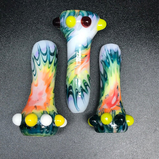 Dekal Glass Tie Dye Color Wrap Over White Hitter SALE