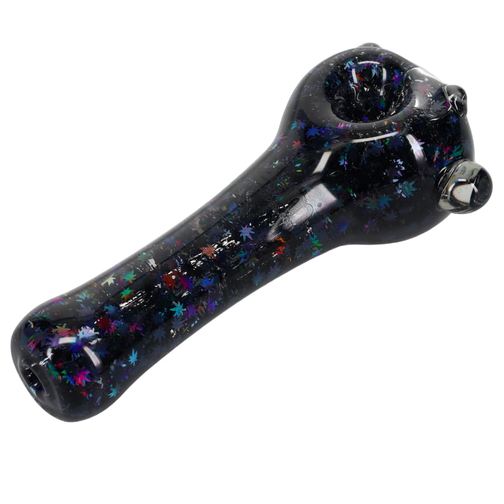 Dream XL Pot Leaf Glitter Pipe - Assorted Colors