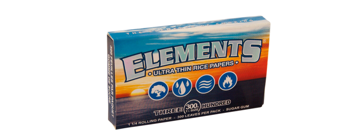 ELEMENTS® 300 1 ¼ Ultra Thin Rice Rolling Papers