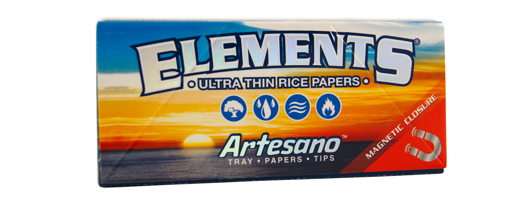 ELEMENTS® Aartesano King Size Slim Ultra Thin Rice Rolling Papers