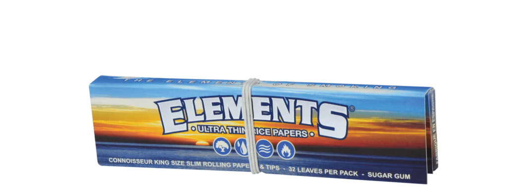 ELEMENTS® Connoisseur King Size Slim Ultra Thin Rice Rolling Papers